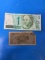 2 Count Lot of Foreign Currency Bill Notes