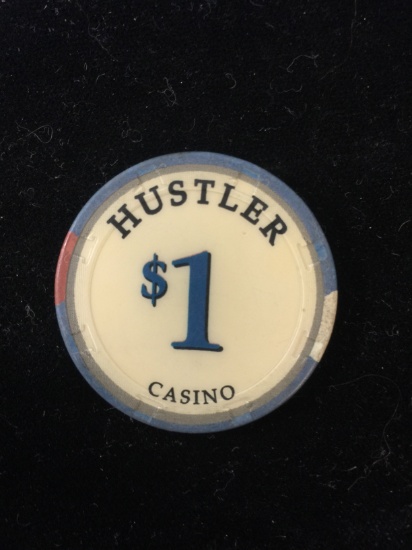 Hustler Casino $1 Gaming Poker Chip