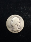 1939 United States Washington Quarter - 90% Silver Coin