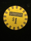 Harrah's Casino $1 Gaming Poker Chip