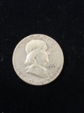 1953 United States Franklin Half Dollar - 90% Silver Coin