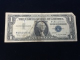 United States 1957 Series-B Washington Silver Certificate $1 Bill Currency Note