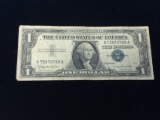 United States 1957 Series-B Washington Silver Certificate $1 Bill Currency Note