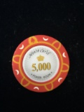 Monte Carlo $5,000 Poker Tournament Gaming Chip