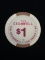 The Cromwell Casino $1 Poker Gaming Chip