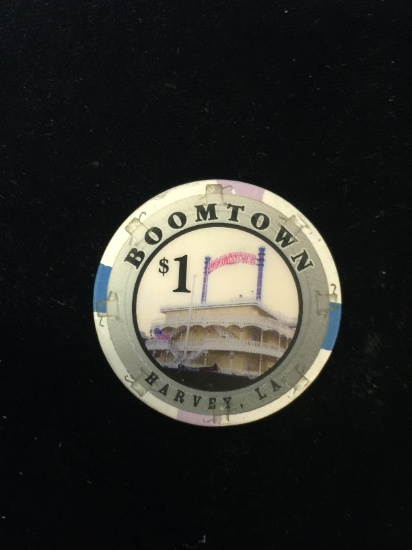 Boomtown $1 Casino Gaming Poker Chip