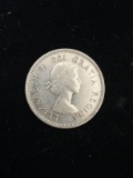 1964 Canadian Quarter - 80% Silver Coin
