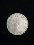 1961 Canadian Quarter - 80% Silver Coin