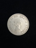 1962 Canadian Quarter - 80% Silver Coin