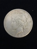 1925-S United States Silver Peace Dollar - 90% Silver Coin