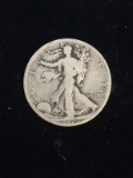 1920-D United States Walking Liberty Half Dollar - 90% Silver Coin
