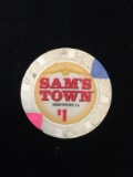 Sam's Town Casino $1 Gaming Poker Chip