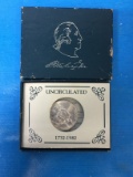 Washigton Commemorative Uncirculated Half Dollar 1732-1982 - 90% Silver Coin