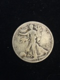 1934 United States Walking Liberty Half Dollar - 90% Silver Coin