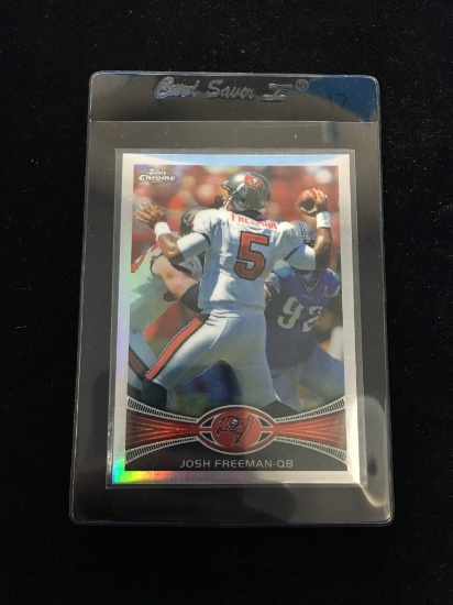 2012 Topps Chrome Refractor Josh Freeman Bucs Football Card