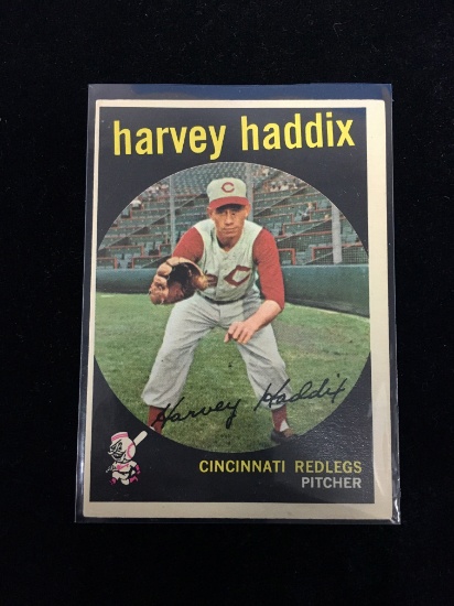 1959 Topps #184 Harvey Haddix Reds