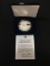 2012 Proof American Eagle 1 Ounce .999 Fine Silver Bullion Coin W/ COA & Box