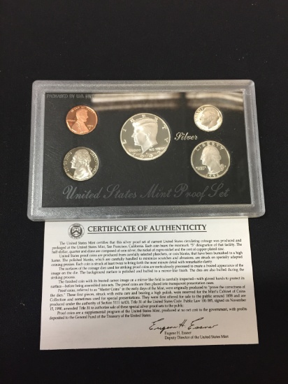 1992 United States Mint Silver Proof Set
