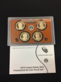 2015 United States Mint Presidential $1 Coin Proof Set