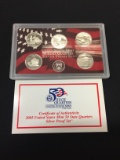 2005 United States Mint 50 State Quarters Silver Proof Set