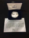 2007 Proof American Eagle 1 Ounce .999 Fine Silver Bullion Coin W/ COA & Box