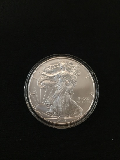 2012 United States 1 Ounce .999 Fine Silver American Silver Eagle Silver Bullion Round Coin