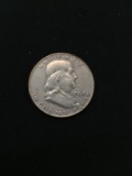 1954-D United States Franklin Half Dollar - 90% Silver Coin