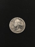 1938 United States Washington Quarter - 90% Silver Coin