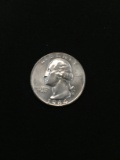 1964-D United States Washington Quarter - 90% Silver Coin BU Condition