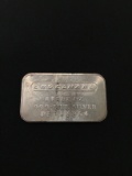 1 Troy Ounce .999 Fine Silver Engelhard Serial Numbered Silver Bullion Bar