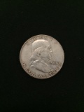 1960 United States Franklin Half Dollar - 90% Silver Coin