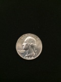 1964-D United States Washington Quarter - 90% Silver Coin BU Condition