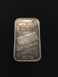 1 Troy Ounce .999 Fine Coors Light Silver Bullet Silver Bullion Bar