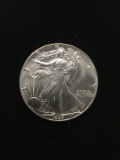 1987 United States 1 Ounce .999 Fine Silver American Silver Eagle Silver Bullion Round Coin
