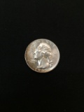 1964-D United States Washington Quarter - 90% Silver Coin BU Condition