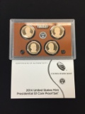 2014 United States Mint Presidential $1 Coin Proof Coin Set