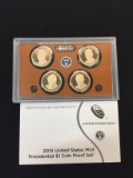 2015 United States Mint Presidential $1 Coin Proof Coin Set