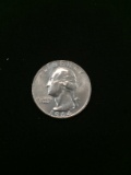 1964-D United States Washington Quarter - 90% Silver Coin BU Condition