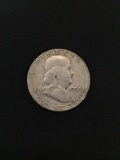 1954-S United States Franklin Half Dollar - 90% Silver Coin