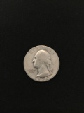 1942-D United States Washington Quarter - 90% Silver Coin