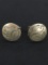 Old Pawn Carved Sterling Silver Cufflinks
