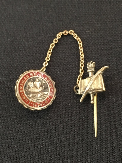 University of Augstin Rare Vintage Pin