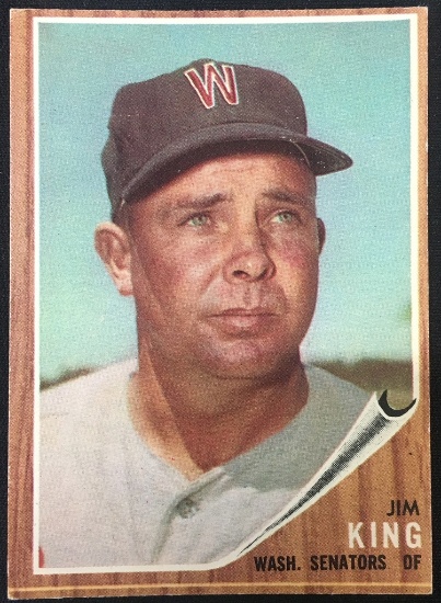 5/21 1962 Topps Baseball Card Auction