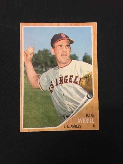 1962 Topps #452 Earl Averill Angels