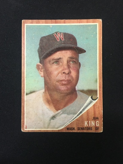 1962 Topps #42 Jim King Senators