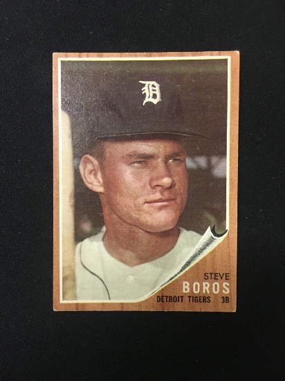 1962 Topps #62 Steve Boros Tigers