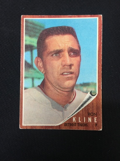 1962 Topps #216 Ron Kline Tigers