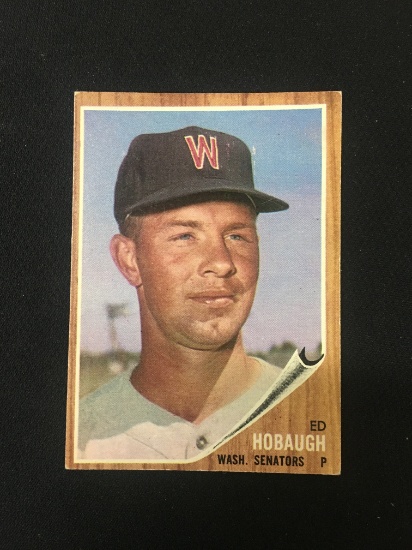 1962 Topps #79 Ed Hobaugh Senators