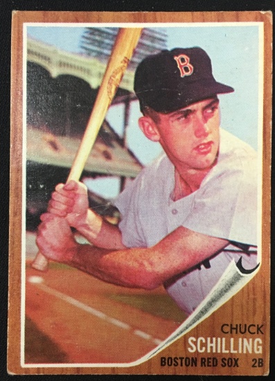 1962 Topps #345 Chuck Schilling Red Sox