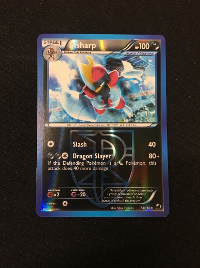 Pokemon Bisharp Reverse Holo Card 73/116